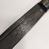 Нож Финка Егора Самсонова №3 (Дамасская сталь, Покрытие белым металлом) 3