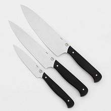 Набор кухонных ножей - 3 шт. (N690, G10, Пин)