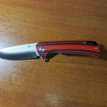 Складной нож Аляска техно (VG-10,рук. G10 ( черно-красная))