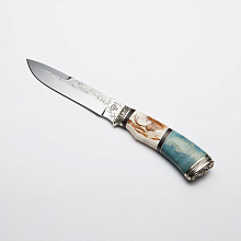 Нож Гюрза (95Х18, Рог лося, Кап клёна)