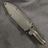 Нож разведчика НР-40 (65Г, Оксидированный,Граб) 3